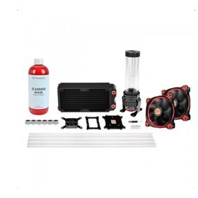 Thermaltake Pacific RL240mm D5 Hard Tube Kırmızı Led Riing Fanlı Custom Sıvı Soğutma Kiti