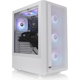 Thermaltake S200 TG CA-3X2-65M6WE-00 ARGB Fanlı 650 W Beyaz ATX Gaming Bilgisayar Kasası