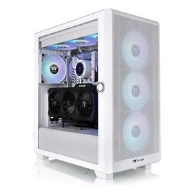 Thermaltake S250 TG CA-3Y6-75M6WE-00 ARGB Fanlı 750 W Beyaz E-ATX Gaming Bilgisayar Kasası