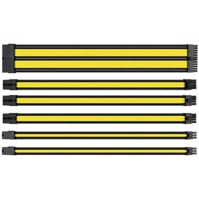 Thermaltake Sarı Siyah Sleeved Kablo Seti