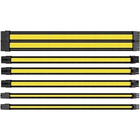 Thermaltake Sarı Siyah Sleeved Kablo Seti