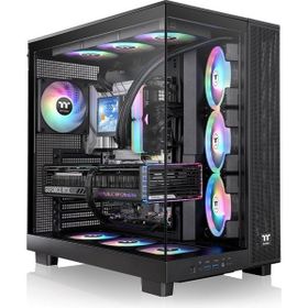 Thermaltake View 380 XL CA-11E-00M1WN-00 ARGB Fanlı Siyah ATX Gaming Bilgisayar Kasası
