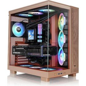 Thermaltake View 380 XL CA-11E-00MGWN-00 ARGB Fanlı Kahverengi ATX Gaming Bilgisayar Kasası