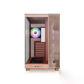 Thermaltake View 380 XL CA-11E-00MGWN-00 ARGB Fanlı Kahverengi ATX Gaming Bilgisayar Kasası