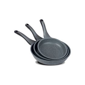 Thermoad 20-28 cm Döküm Granit Izgara Gril Tava Set