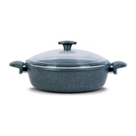 Thermoad 28 cm Vizon Granit Basık Pilav Karnıyarık Tencere