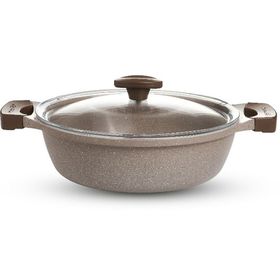Thermoad 7 Parça Rose Alüminyum Döküm Granit Tencere Seti