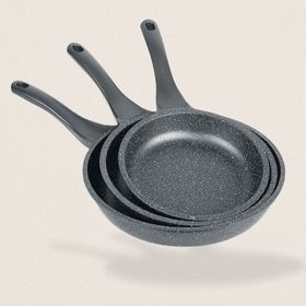 Thermoad 9 Parça Graneu Serisi Gri Tava ve Sahan Seti