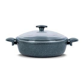 Thermoad Döküm Granit 32 cm Basık Tencere
