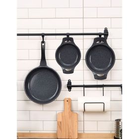 Thermoad Flora Serisi 3 Parça Gri Tava Sahan Trio Set