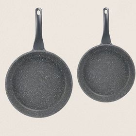 Thermoad Midas Serisi Gri 20-26 cm 2 Parça Tava Seti