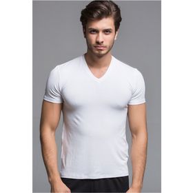 Thermoform HZTP16007 Bambu V Yaka Erkek T-Shirt