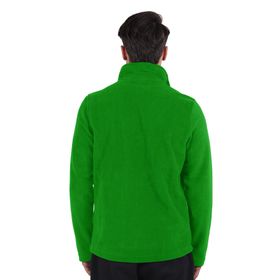 Thermoform HZTP19043 Fermuarlı Yaka Düz Yeşil Erkek Sweatmont