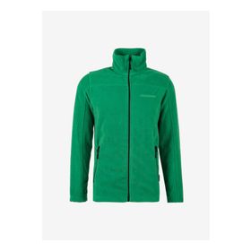 Thermoform HZTP19043 Fermuarlı Yaka Düz Yeşil Erkek Sweatmont