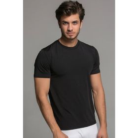 Thermoform Microfiber Siyah Kısa Kollu Fanila
