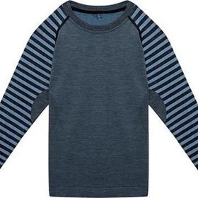 Thermoform Ultimate Merino Mavi Çocuk Seamless Termal Sweatshirt