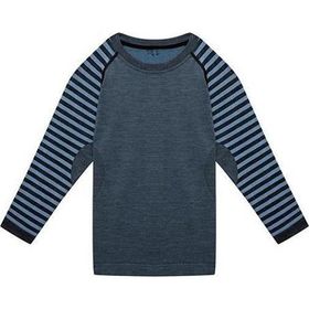 Thermoform Ultimate Merino Mavi Çocuk Seamless Termal Sweatshirt