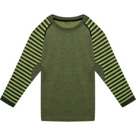Thermoform Ultimate Merino Yeşil Çocuk Seamless Termal Sweatshirt