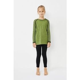 Thermoform Ultimate Merino Yeşil Çocuk Seamless Termal Sweatshirt