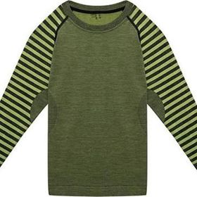 Thermoform Ultimate Merino Yeşil Çocuk Seamless Termal Sweatshirt