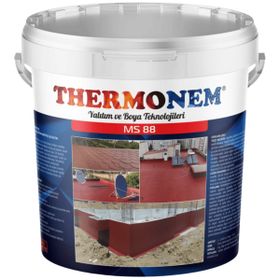 Thermonem MS88 Elastomerik Reçine Esaslı Bitüm Modifiyeli 2 lt Kırmızı Su Yalıtım Malzemesi