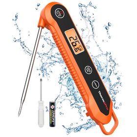 ThermoPro TP03H IPX6 Su Geçirmez Katlanabilir Kalibrasyon Kilidi Fonksiyonlu Gıda Termometresi