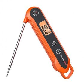 ThermoPro TP03H IPX6 Su Geçirmez Katlanabilir Kalibrasyon Kilidi Fonksiyonlu Gıda Termometresi