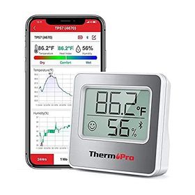 ThermoPro TP357 Akıllı Iç Mekan Isı ve Nem Ölçer Termometre