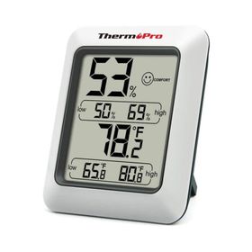 ThermoPro TP50 Termometre İç Mekan Dijital Isı ve Nem Ölçer