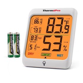 ThermoPro TP53 Termometre İç Mekan Dijital Isı ve Nem Ölçer