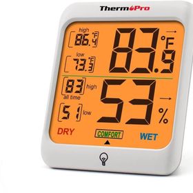 ThermoPro TP53 Termometre İç Mekan Dijital Isı ve Nem Ölçer