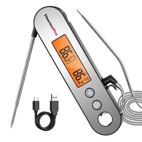 ThermoPro TP610 Problu ve Alarmlı Uzun Kablolu Mutfak Gıda Termometresi
