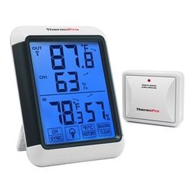 ThermoPro TP65A Wifi İç-Dış Mekan Işıklı Dijital Isı ve Nem Ölçer