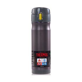 Thermos Çelik Mug Termos 470ml. Mat Siyah