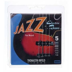 Thomastik İnfeld JF345 Jazz Gitar Flatwound Takım Tel