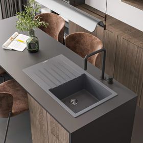 Thorax Perla T3 Gri Granit Eviye