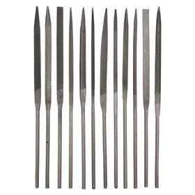 Three Files 14 cm 12 Parça Saatçi Eğe Seti