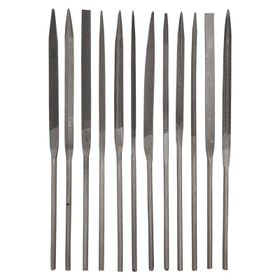 Three Files 14 cm 12 Parça Saatçi Eğe Seti