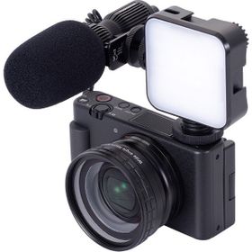 Thronmax C1P Profesyonel Vlogger Video Işıklı Akış Siyah Mikrofon Seti