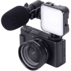 Thronmax C1P Profesyonel Vlogger Video Işıklı Akış Siyah Mikrofon Seti