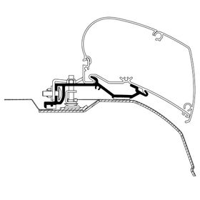 Thule 6300 Ducato Jumper Boxer 2007+ Çatı Tente Montaj Braketi