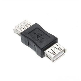 Ti-Mesh Black A Female To A Female Usb F-F Adapter Connector