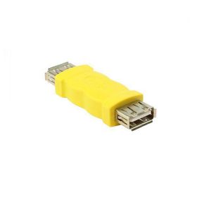 Ti-Mesh Black A Female To A Female Usb F-F Adapter Connector