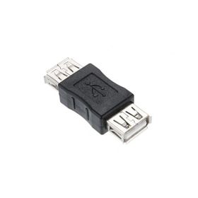 Ti-Mesh Black A Female To A Female Usb F-F Adapter Connector
