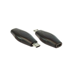 Ti-Mesh Mikro 5P M - Mini 5P F Nikel Siyah Çevirici
