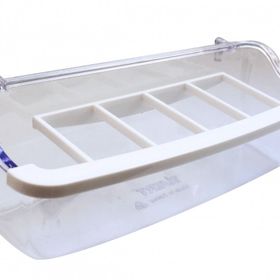 Ti-Sert 15 cm Izgaralı Şeffaf Yemlik