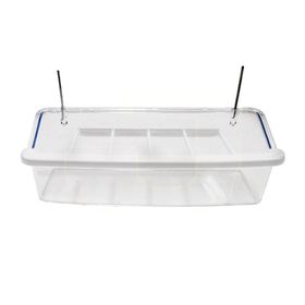 Ti-Sert 15 cm Izgaralı Şeffaf Yemlik