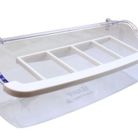 Ti-Sert 15 cm Izgaralı Şeffaf Yemlik