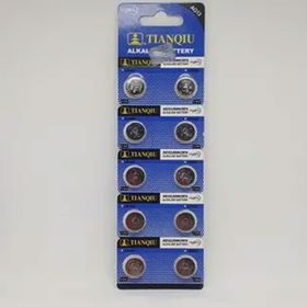 Tianqiu AG13-LR44 10 Adet Tekli 1.55 V Saat Pili