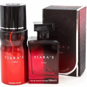 Tiaras Him For Men Erkek Parfüm Seti 100 ml Edt + 150 ml